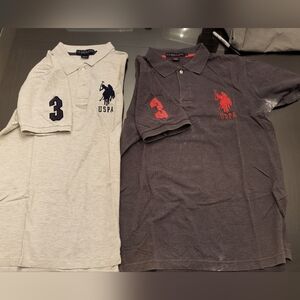 U.S. Polo Assn Men's Polos s:M (2 shirts)
